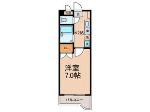 エスポワ－ル粕屋の物件間取画像